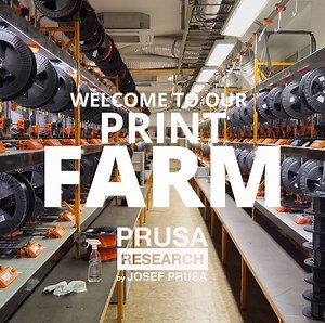 1.7M views · 12K reactions | 3D printers which are 3D printed are the best kind  Every Original Prusa MK3S is actually printed on our Print Farm with 500 exactly the same printers (yes, we increased that number from 300!) This amount of testing is what makes our printers so reliable. Take a sneak peek to our farm which consumes 5 tons of filament every month!  | Prusa Research 3D printers | Facebook