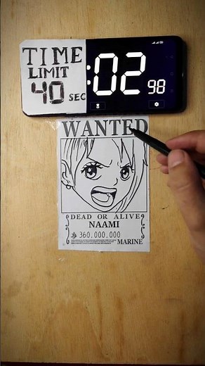 how to draw Nami Wanted poster || how to draw nami