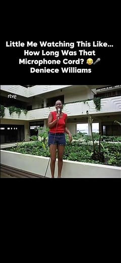 Little Me Watching This Like… How Long Was That Microphone Cord? 😂🎤 | Deniece Williams
