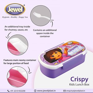 Get your princess a lunch box that is features her favorite explorer! Order Jewel's Dora the Explorer Crispy LunchBox Amazon India now: https://amzn.to/2yIcGmO Visit our website for all our products: www.jewelplast.in #JewelPlast #ReUsablePlastic #LunchBox #DoraTheExplorer #KidsLunchBox #KidsWaterBottle | Jewel Plast | Facebook