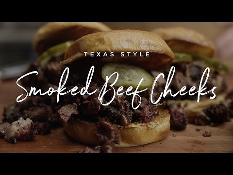 Texas Style Smoked Beef Cheeks
