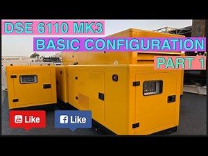 DSE 6110 MK3 BASIC CONFIGURATION PART 1 TIMER benzblogs