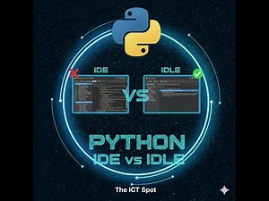 The difference between the python IDE & IDLE