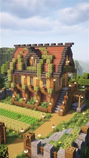 Ultimate Medieval Cottage 🏠 Minecraft Build Timelapse #minecraft #minecraftbuilding #minecraftshorts