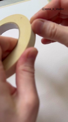 Watercolor Painting Process of Sea and Sunbeams