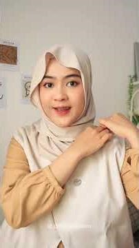 How to style a jersey pashmina ciput properly! Follow these steps to stay beautiful all day long 💖✨