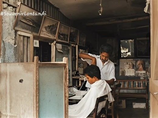 Exploring Barber Shops in 1976 Seychelles