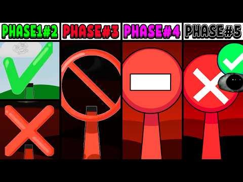 All Phases in New Incredibox Sprunki Oc of Checkmark: From Phase 1 to Phase 5