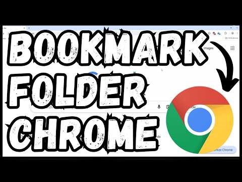 How to Create Bookmark Folder in Google Chrome Browser | Group Bookmarks