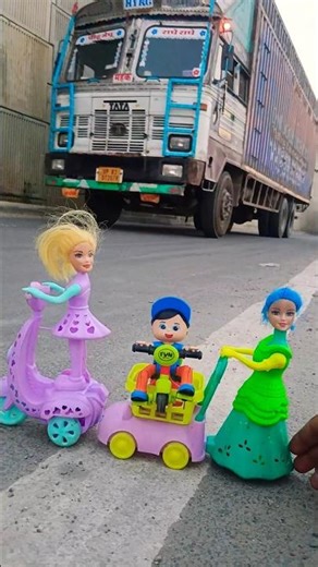 Remote Control Scooty Girl And Monkey Scooter Unboxing And Testing Short ||