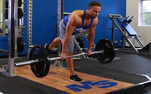 Single Leg Barbell Romanian Deadlift