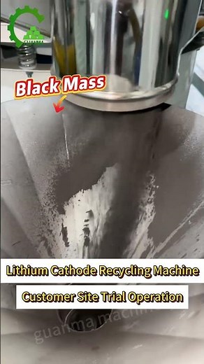 Turning Dead Batteries into Gold! 🔋 Our Lithium Cathode Black Mass Recycling Machine #batterymass