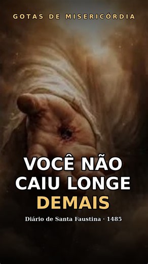 Você não caiu longe demais 🙏 | Gotas de Misericórdia