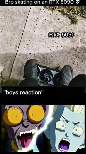 RTX 5090 RIP💀#rtx #rtx5090 #goku #dragonballsupermovie #dragonball #memes #smartphone #dbz #anime