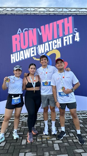 101K views · 4.4K reactions | Today’s run with HUAWEI Watch fit 4! #HUAWEIWATCHFIT4 #activerings | Clarissa Cycles | Facebook