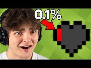 Minecraft, But You Have 0.1% Health…
