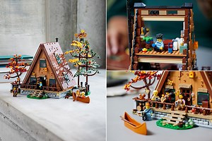 Experience 2-Hours of the Slow Life in the LEGO Ideas (21338) A-Frame Cabin Set