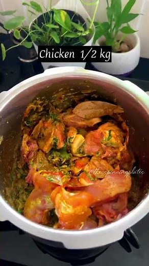 Easy Pressure Cooker Chicken Biriyani Recipe🍃