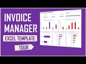 Invoice Manager Excel Template Tour