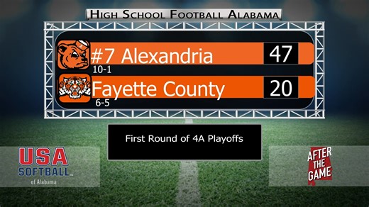 #7 Alexandria High School Valley Cubs vs Fayette County presented to us by Jacksonville State Gamecocks: | High School Football Alabama