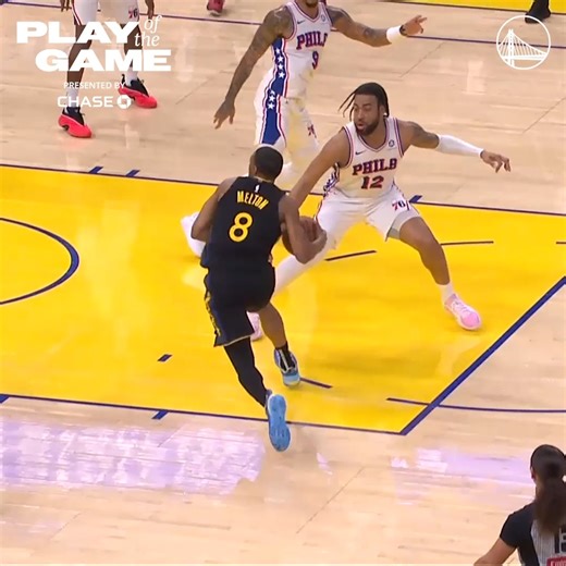 8 brought out the smooooth move Chase || Play of the Game | Golden State Warriors