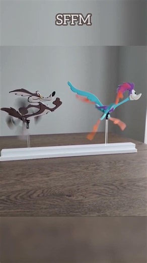 Kinetic Sculpture – Classic Cartoon Scene Reimagined. 3625