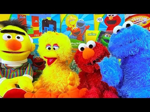 1 HOUR of Satisfying SESAME STREET TOYS Collection Unboxing Playing