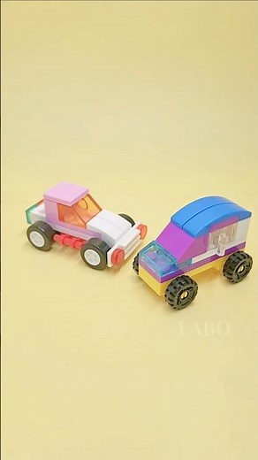 Mini LEGO Car Build That Actually Looks Cute! 💖🚗 #shorts