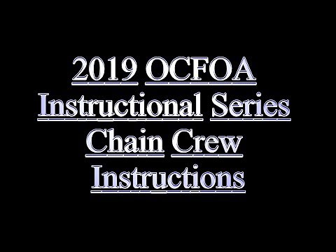 2019 Instructional Series Chain Crew Instructions