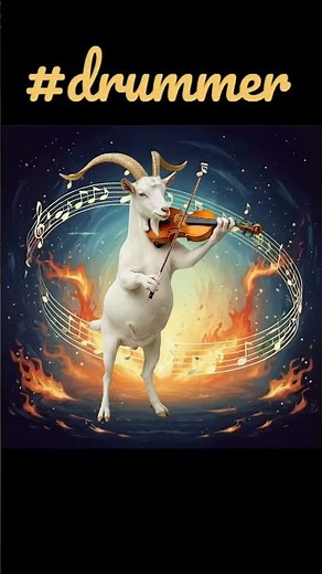 🐐 The most musical goat in the world - a virtuoso of all instruments! 🎶🔥#musicshorts #instrumental