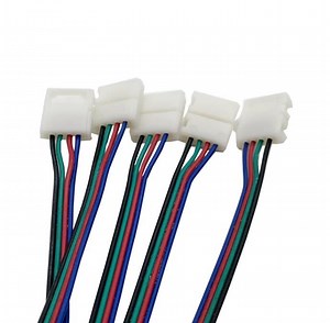 [Hot Item] Custom Wire Har Colored LED Light Strip Connectors Ouble-Ended Wire Terminal Connection Assembly Wire Harness