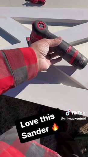 Faster Detail Sanding. M12 FUEL™ Orbital Detail Sander. Video Credit: @just_build_it #MilwaukeeTool #NothingButHeavyDuty
