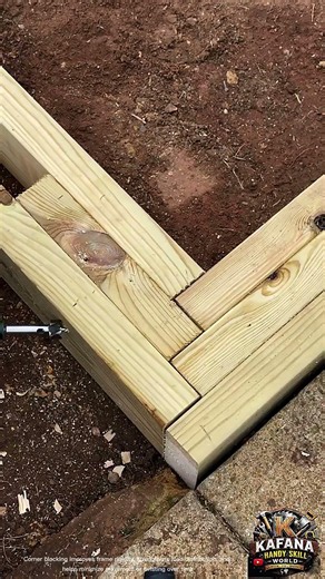 Professional Deck Frame Corner Blocking Installation | Pressure-Treated Lumber Framing DIY