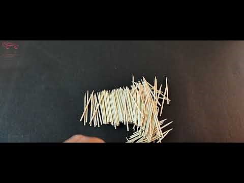 BUILD TOOTHPICK CABIN HOUSE