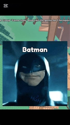 Really I'm BATMAN 😅 #roblox