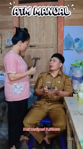 ATM manual istri 😆😆 #fyp #reels #komedi | Desi Lustiyani P. Ndruru