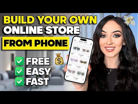 How to Build an Online Store From Your Phone! (STEP BY STEP) EASIEST Shopify Store Tutorial