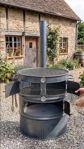 Building the Ultimate DIY Multi-Level Barrel Smoker 🔥