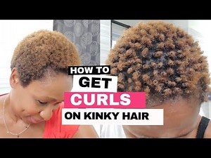Ditch the Hair Tools! Perfect TWA 4C Curls with Just Gel & Hands Results fire