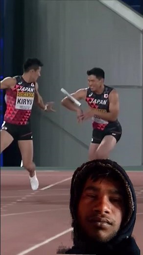 Relay race me ek chhoti si galti aur poori race ka game over 😳 #shorts #sports #viral