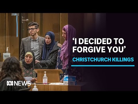 Families of Christchurch mosque attack victims address gunman during sentencing | ABC News