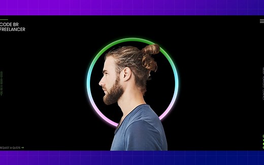 响应英雄组合动画- HTML CSS GSAP