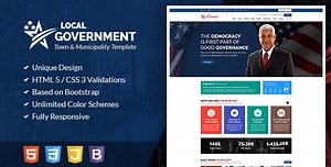 Download free software City Government Website Template