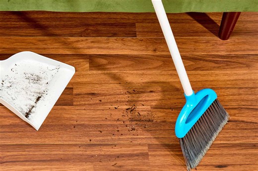 My Dad's Decades-Old Sweeping Trick Is So Clever (I Use It All the Time!)