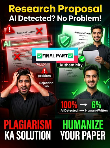Remove AI Detection & Plagiarism from Research Proposal