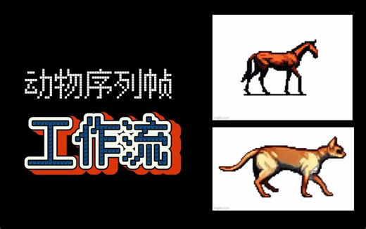 游戏党狂喜：稳定动物序列帧