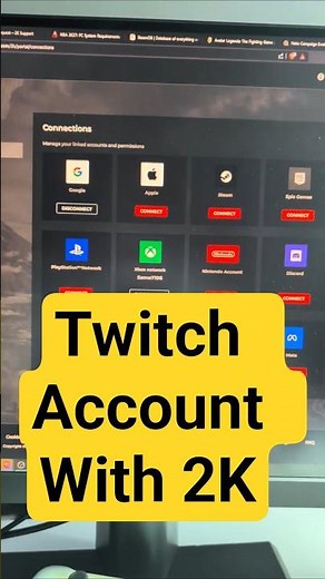 Link Twitch Account With 2K Account #2K #Twitch #TwitchDrops #2KAccount #Gaming #Tutorial