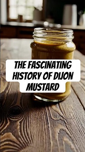 The Fascinating History of Dijon Mustard! #dijonmustard #foodhistory #foodfacts