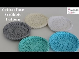 Cotton Face Scrubbie Pattern | Easy Crochet Tutorial