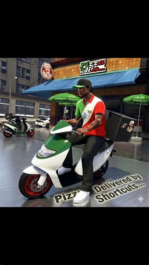 Delivered pizza by shortcuts in Gta-5 #shorts #pcgaming #gta5 #gtav #gta